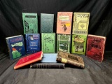 Very Old Antique Books 1800s early 1900s. Ivanhoe, Gorilla Hunters, Caxton Edition more