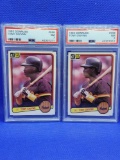 2 1983 Donruss Tony Gwynn PSA 7 Baseball Cards