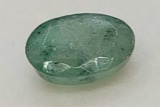 AAA Quality Oval Cut Green Emerald Gemstone .89ct