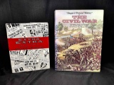 Vintage News Article and Magazine compilation Books. Harpers Civil War. Headlines of History