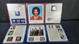 Kennedy Brothers and Michelle Obama PCS Stamps and Coin Books