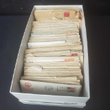 Lot Of Vintage Us Stamped Envelopes