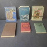 6 vintage/antique books