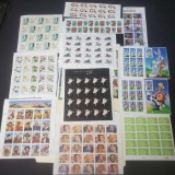 lot of US stamp sheets
