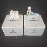 2 Lladro figures handmade in Spain