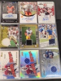 Football cards. Patches, Auto, Signature, Limited number, HOF, Rookies