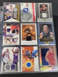 15 Basketball cards Patches, Rookies, limited Number