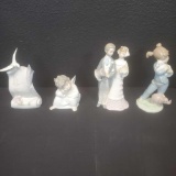 4 Lladro figures