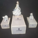 3 Lladro figures