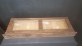 wooden display case