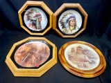 Native American Collectors Plates. Boldness of Seneca, Nancy Ward, Inner Peace, Don Ruffin
