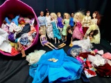 Large Lot of Dolls. Barbie, Disney, Justin Bieber, More