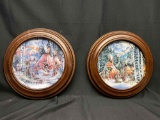 Sacred Circle Native American Collectors Plates. Spiritual Garden, Before the Hunt