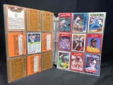 Binder Pages of 1990s Baseball Cards. TOPPS, Donruss more