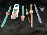 Disney Watches Mickey Mouse, Ariel Little Mermaid, Accutime, Time Works, more