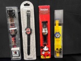 Disney Watches. Pirates of the Caribbean, Mickey Mouse, Time Works more NIB