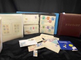 Binders full of Stamps, First Day covers. Hungary, Europe More