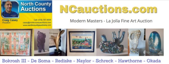 Modern Masters La Jolla Fine Art Auction
