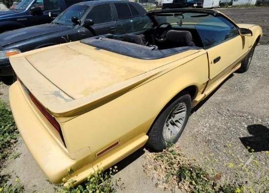 1992 Pontiac Firebird Not in DMV System VIN 1G2FS33E3NL203505... lien sale papers