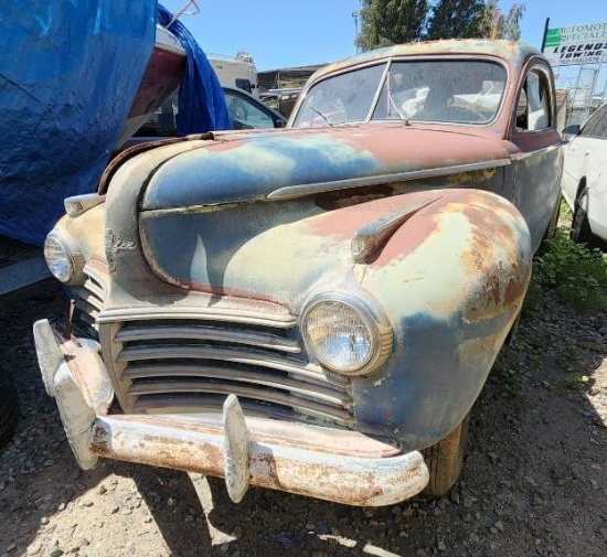 1941 Chrysler Real Coupe...Fluid Drive signed title