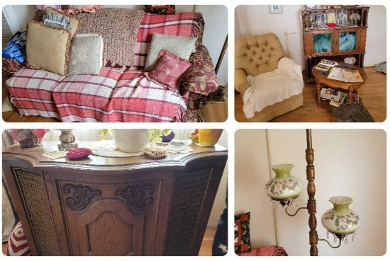 Living Room Contents - Vintage Furniture