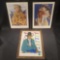 3 Framed Portraits Of Native American Indians