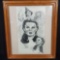 Unique Pencil Or Charcoal Portrait Of Characters From Wizard Of Oz Signed R White '97