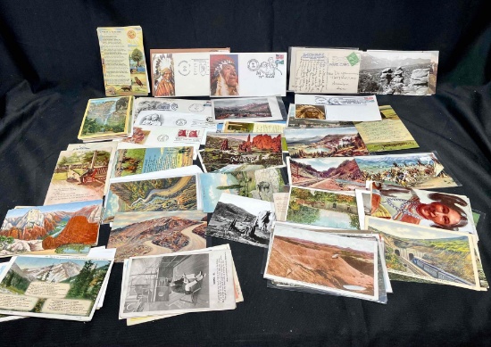 Old Post Cards. Native American, Old West, South West More