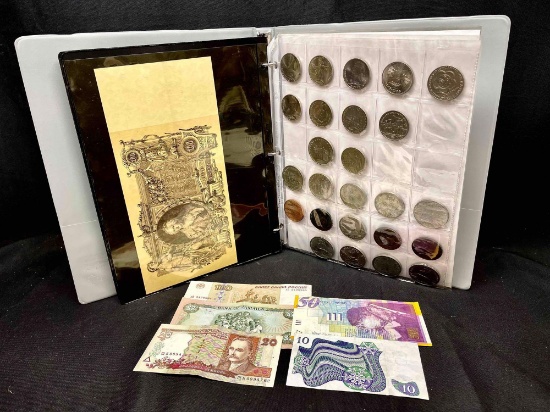 Foreign Currency Bills and Coins. Jamaica, Moldova, More