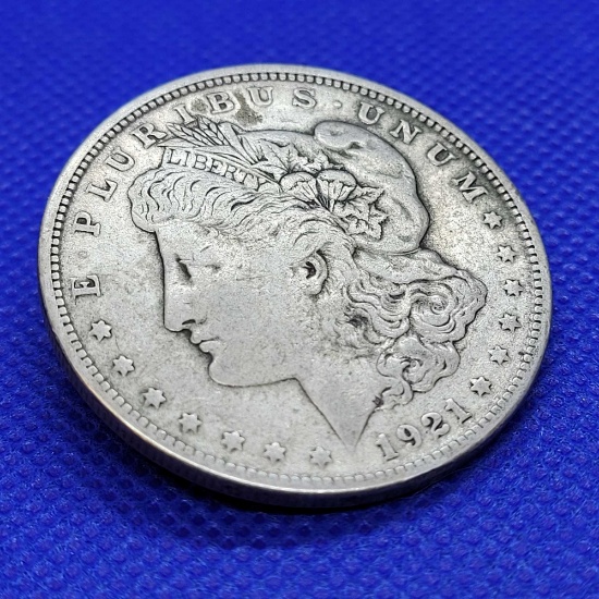 1921-S Morgan Silver Dollar 90%Silver Coin