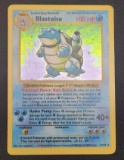 Shadowless Base Set Holo Blastoise WOTC Pokemon Card