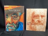 Van Goigh and Leonardo Da Vinci Art Books