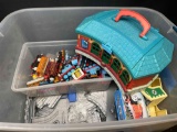 Large Bin of Thomas The Tank Engine Toys