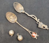 Vintage Spoons and Silver Balls