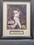 David Ortiz 2004 World Series Framed Print