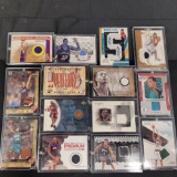 14 Basketball Cards Patch, Auto and Rookie Cards