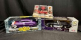 Diecast Toy Cars. Mako Shark, 49 Merc Lead Sled Code 3 Classic Firetruck. Ertl