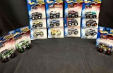 Hotwheels Monster Jam Trucks. SurfMonster, Grave Digger, Yu-Gi-Oh more