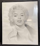 Marilyn Monroe Sketch signed Luke 94