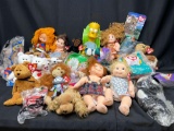 HUGE Lot of Plush, Beanie Babies, Simpsons, Rainbow Bright, McDonalds Toys, More