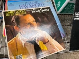 Box of old Records. Frank Sinatra, Pavarotti, The Carpenters, more