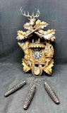 German Cuckoo Clock 1day-movement Carved-Style 19.0 inch -black forest cuckoo clock by August Schwer