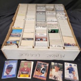 Box Of Baseball Cards Late 80s- Early 2000 Draft Cards