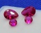 Pink Sapphire Gemstone lot Round and Pair Cut Beautiful Stones