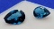 Blue Topaz Gemstone 2 Pair Cut Gemstone