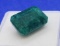 Emerald Cut Deep Green Emerald Gemstone Stunning