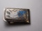 Money Clip Silver Over Nickel Stunning Native Item With Mother Of Pearl Inlay