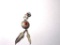 Native American Antique Silver Pendant Looks Navajo Rare Very Old With Red Heart Stone