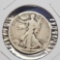 Walking Liberty Half Dollar 1920S Fine + Full Date Rare Coin