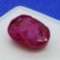 Deep Red Ruby 5.27ct Oval Cut Earth Mined Gemstone Nice Looking